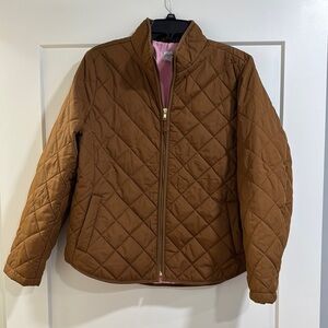 J.Crew Brown Quilted Jacket